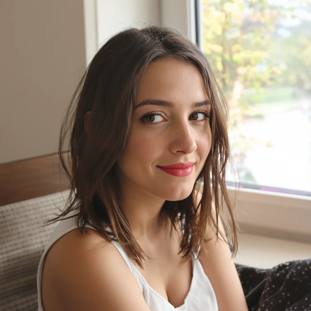 Cinematic Studio Close-Up Portrait before