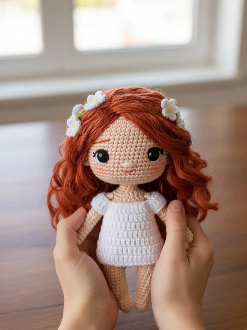Chibi Knitted Doll Generator example output