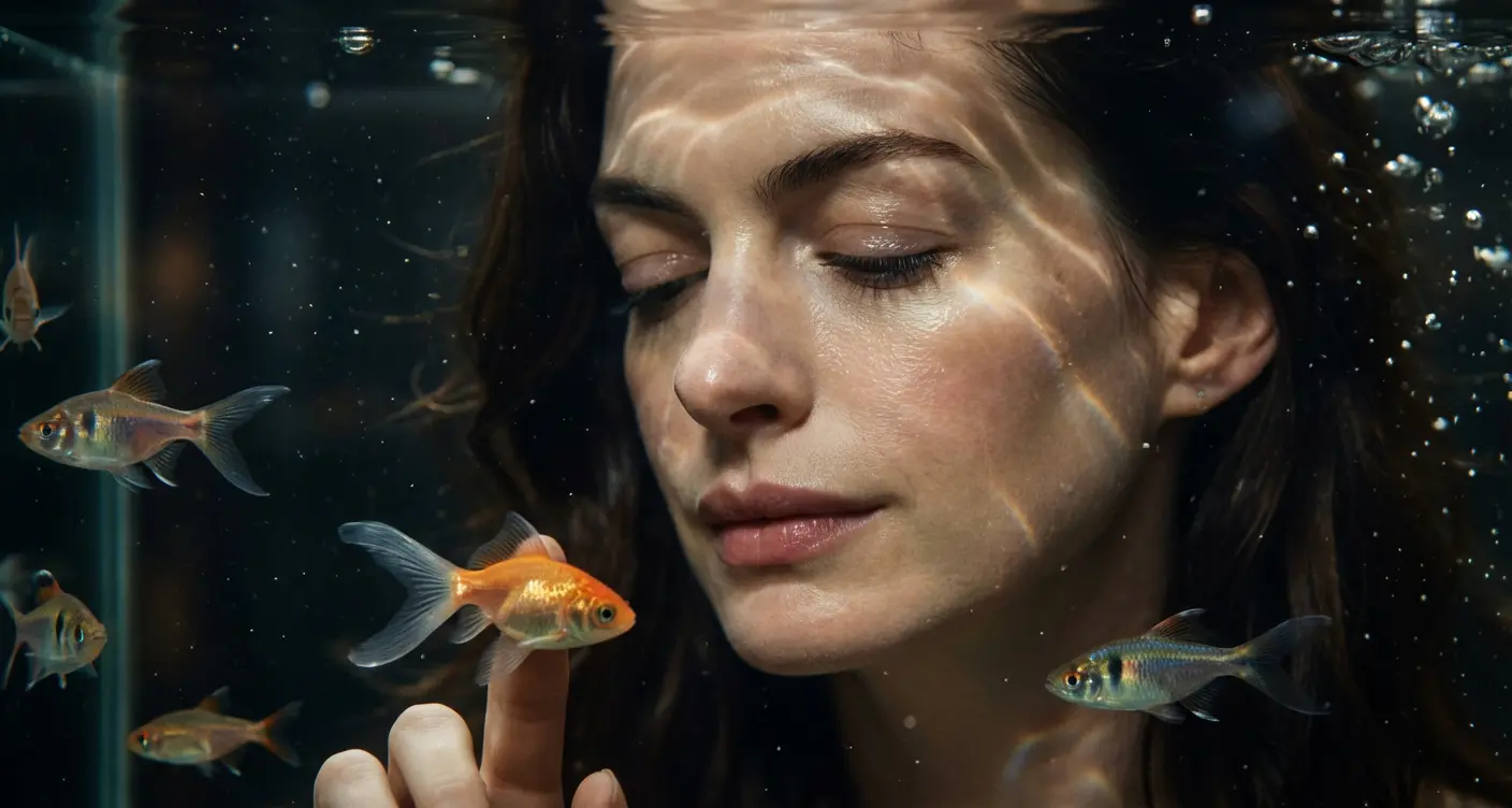 Cinematic Aquarium Portrait Generator example output