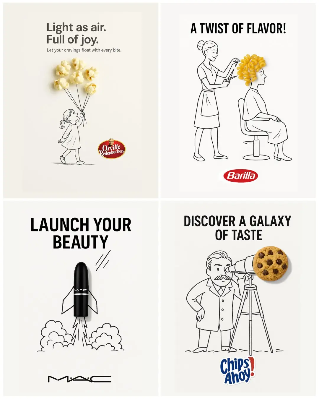 Mixed Media Doodle Advertisement example output