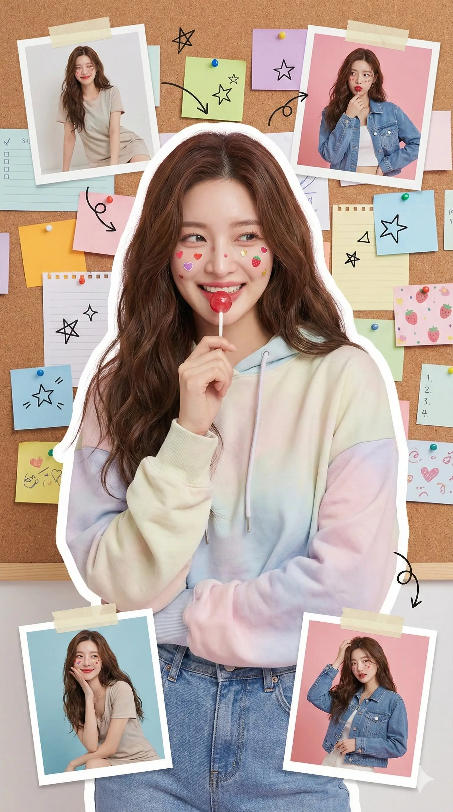 Stylish Portrait Collage Generator example output