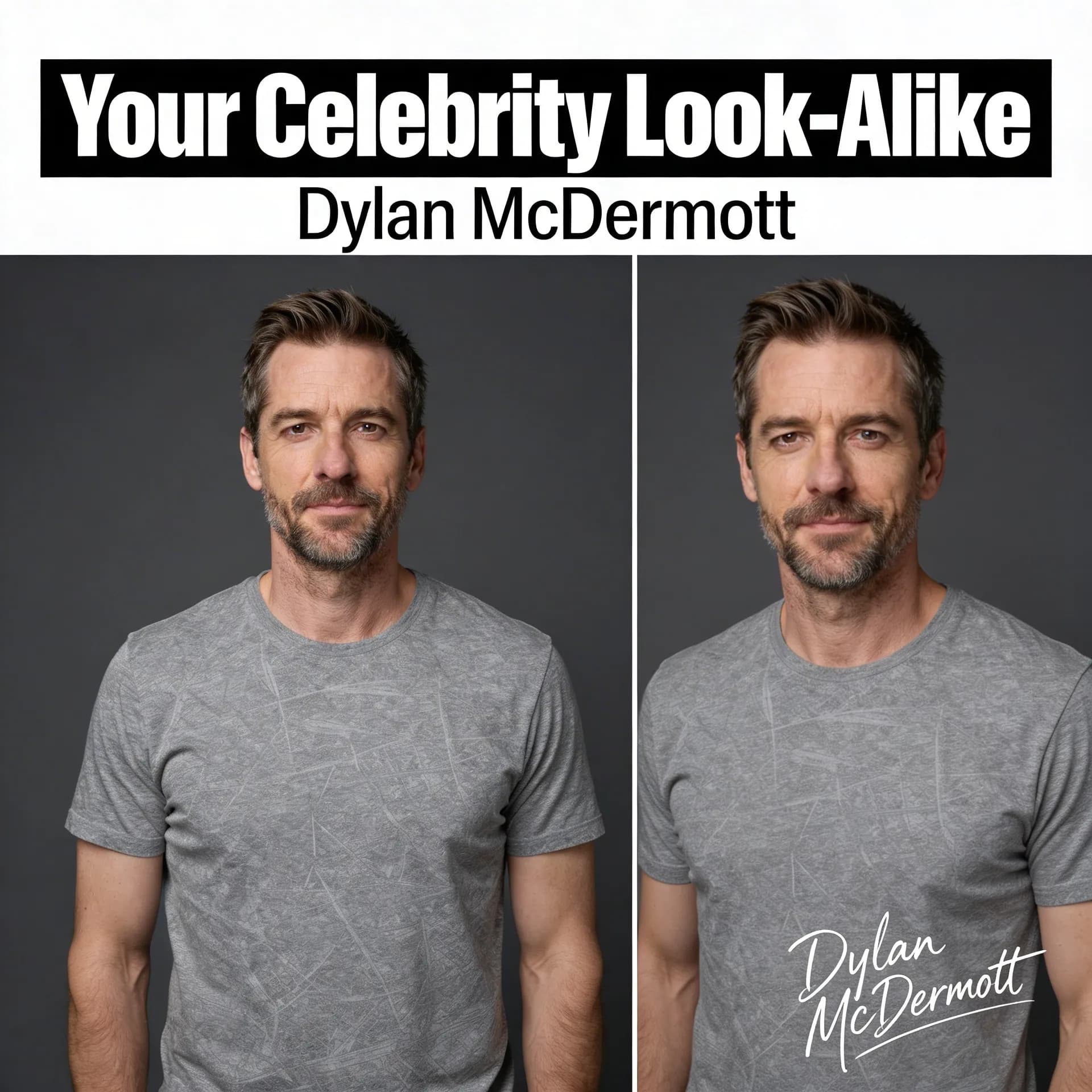 AI Celebrity Look Alike Finder after example